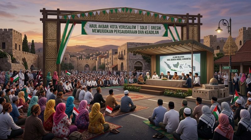 Metode Klaim Wilayah Palestina dengan Haul Kota YERUSALEM || Haul Kota SOLO & GRESIK Bagaimana?